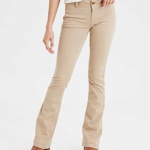American Eagle Flare Khakis